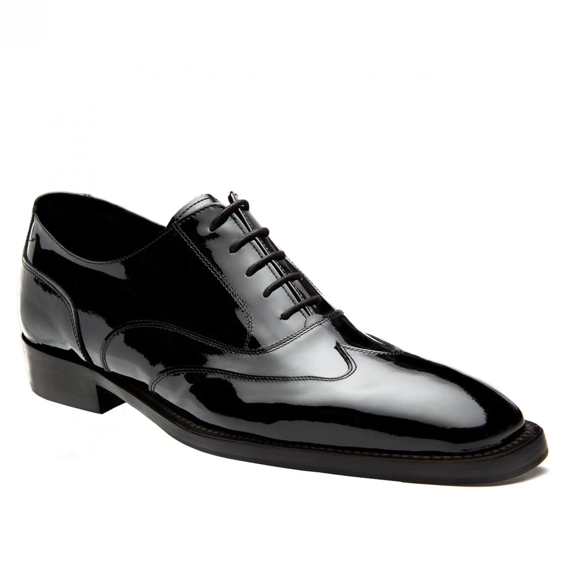 perugia__classiche_scarpe_1.webp Uomo GUIDOMAGGI Cerimonia | Stringate>Perugia - Classiche scarpe uomo con rialzo in Pelle Vernice Fino a 8 cm più alto