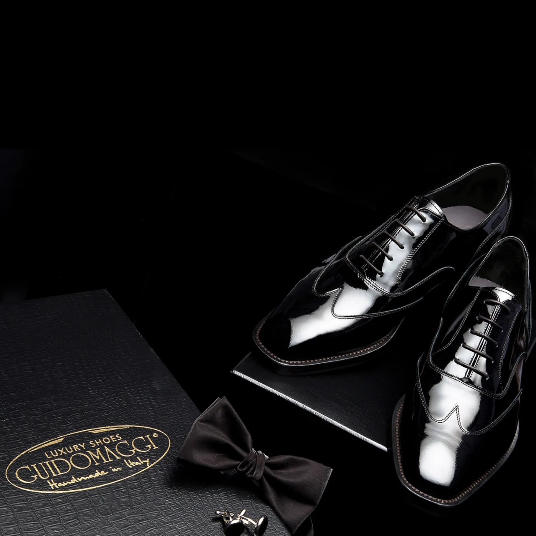 perugia__classiche_scarpe_5.webp Uomo GUIDOMAGGI Cerimonia | Stringate>Perugia - Classiche scarpe uomo con rialzo in Pelle Vernice Fino a 8 cm più alto