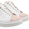 Donna GUIDOMAGGI Scarpe Donna>Pink Beach - Sneakers con rialzo in Mix Pelle fino a 6,5 cm più alto