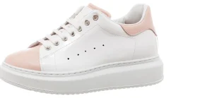 Donna GUIDOMAGGI Scarpe Donna>Pink Beach - Sneakers con rialzo in Mix Pelle fino a 6,5 cm più alto