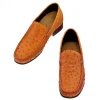 Uomo GUIDOMAGGI Scarpe In Pelle Esotica>Port Elizabeth - Mocassini Esotiche in Pelle di Struzzo Esotico Fino a 6.5 cm più alto
