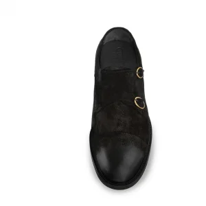 Uomo GUIDOMAGGI Fibbie>Potenza -classica scarpe rialzate doppia fibbia in Pelle Da 6 a 8 cm più alto