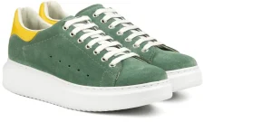 Uomo GUIDOMAGGI Sneakers>Praia - Sneakers con rialzo da uomo in Mix Pelle da 6 a 8 cm più alto