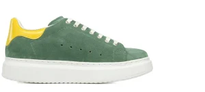 Uomo GUIDOMAGGI Sneakers>Praia - Sneakers con rialzo da uomo in Mix Pelle da 6 a 8 cm più alto