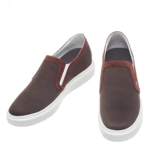 Uomo GUIDOMAGGI Slip-on>Ragusa - Slip-On con rialzo in Mix Pelle/Tessuto Fino a 6.5 cm più alto