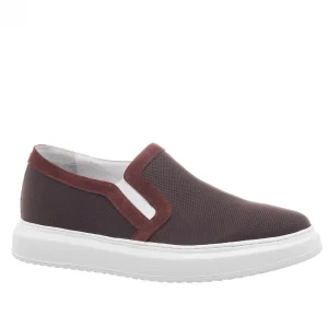 Uomo GUIDOMAGGI Slip-on>Ragusa - Slip-On con rialzo in Mix Pelle/Tessuto Fino a 6.5 cm più alto