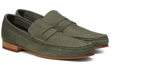 Uomo GUIDOMAGGI Penny Loafers>Recife - Mocassini con rialzo da uomo in Pelle Traforata fino a 6 cm più alto