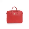 GUIDOMAGGI Borse & Zaini>Red Erik - borsa 24 ore  in Pelle di Coccodrillo Hermès Rossa realizzata a Mano