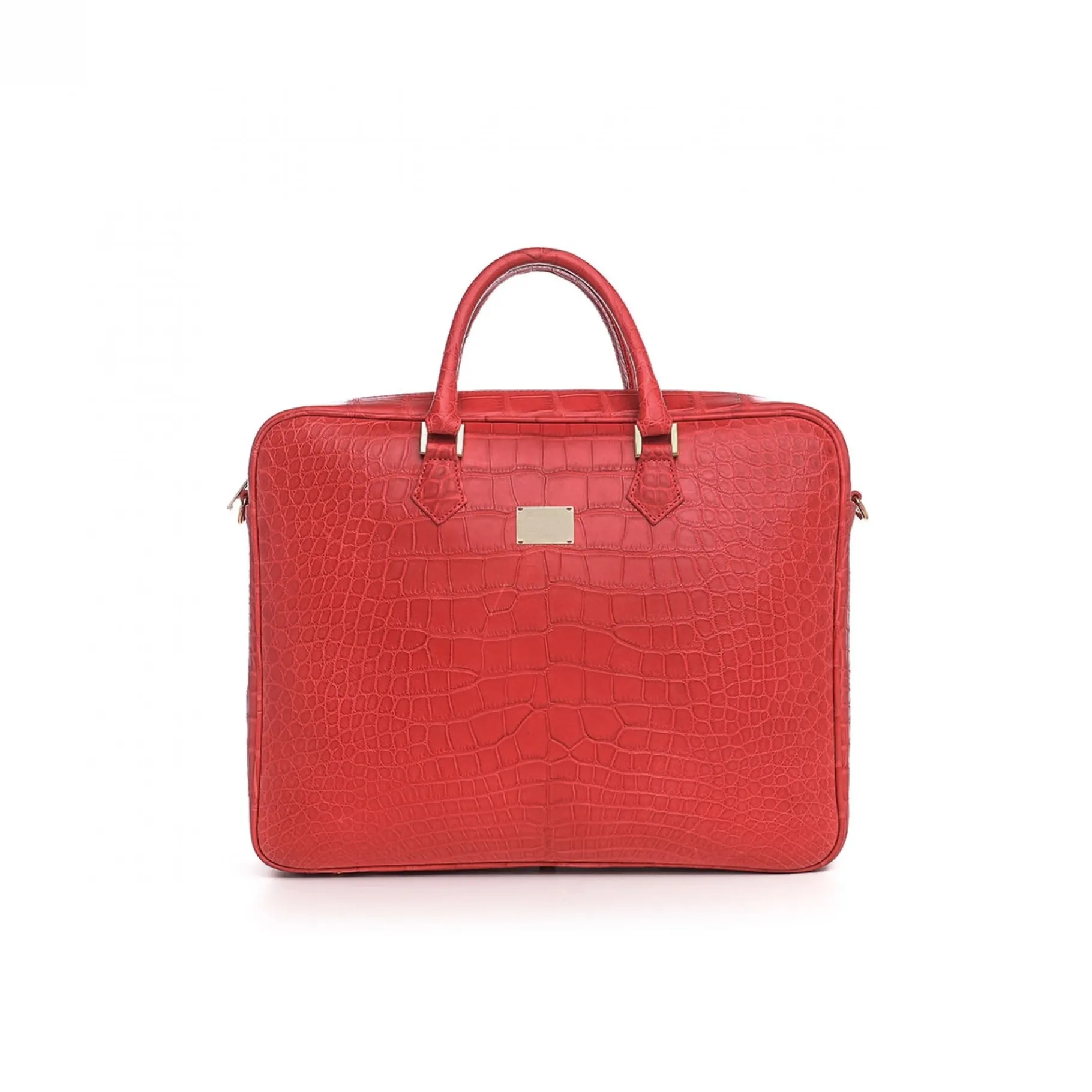 red_erik__borsa__ore_guid_0.webp GUIDOMAGGI Borse & Zaini>Red Erik - borsa 24 ore in Pelle di Coccodrillo Hermès Rossa realizzata a Mano