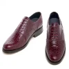 Uomo GUIDOMAGGI Scarpe In Pelle Esotica | Cucitura Goodyear>Red Sea - Classiche Esotiche scarpe da uomo con rialzo in Pelle Pitone da 6 a 8 cm più alto