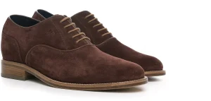 Uomo GUIDOMAGGI Cucitura Goodyear | Stringate>Reggio - Classiche rialzate da uomo in Pelle Scamosciato da 6 a 8 cm più alto