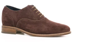 Uomo GUIDOMAGGI Cucitura Goodyear | Stringate>Reggio - Classiche rialzate da uomo in Pelle Scamosciato da 6 a 8 cm più alto