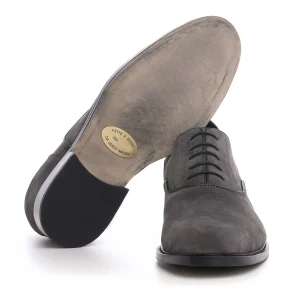 Uomo GUIDOMAGGI Cucitura Goodyear | Stringate>Rieti - Classiche rialzate da uomo in Pelle Scamosciato da 6 a 8 cm più alto