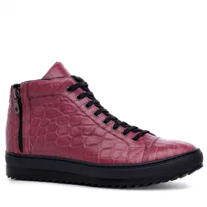 Uomo GUIDOMAGGI Scarpe In Pelle Esotica | Sneakers>Roseau -sneakers coccodrillo hermes in Pelle Da 6 a 8 cm più alto
