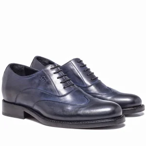 Uomo GUIDOMAGGI Stringate>Rouen - Classiche  rialzate da uomo  in Pelle Pieno Fiore da 6 a 8 cm più alto