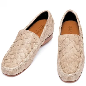 Uomo GUIDOMAGGI Scarpe In Pelle Esotica>Rua Garcia D'Ávila - Mocassini Esotiche che alzano la statura in Pelle Piracucu Esotico Fino a 6.5 cm più alto