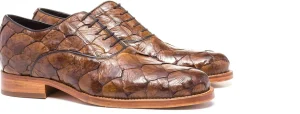 Uomo GUIDOMAGGI Scarpe In Pelle Esotica>Rua Oscar Freire - Classiche Esotiche scarpe con rialzo in Pelle Piracucu da 6 a 8 cm più alto