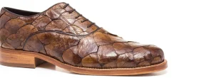 Uomo GUIDOMAGGI Scarpe In Pelle Esotica>Rua Oscar Freire - Classiche Esotiche scarpe con rialzo in Pelle Piracucu da 6 a 8 cm più alto