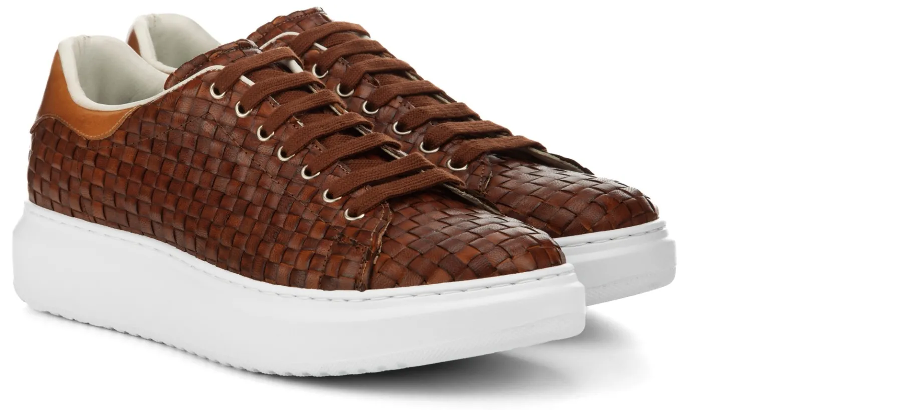rumson__sneakers_da_uomo__0.webp Uomo GUIDOMAGGI Sneakers>Rumson - Sneakers da uomo con rialzo interno in Pelle con motivo Intrecciato da 6 a 8 cm