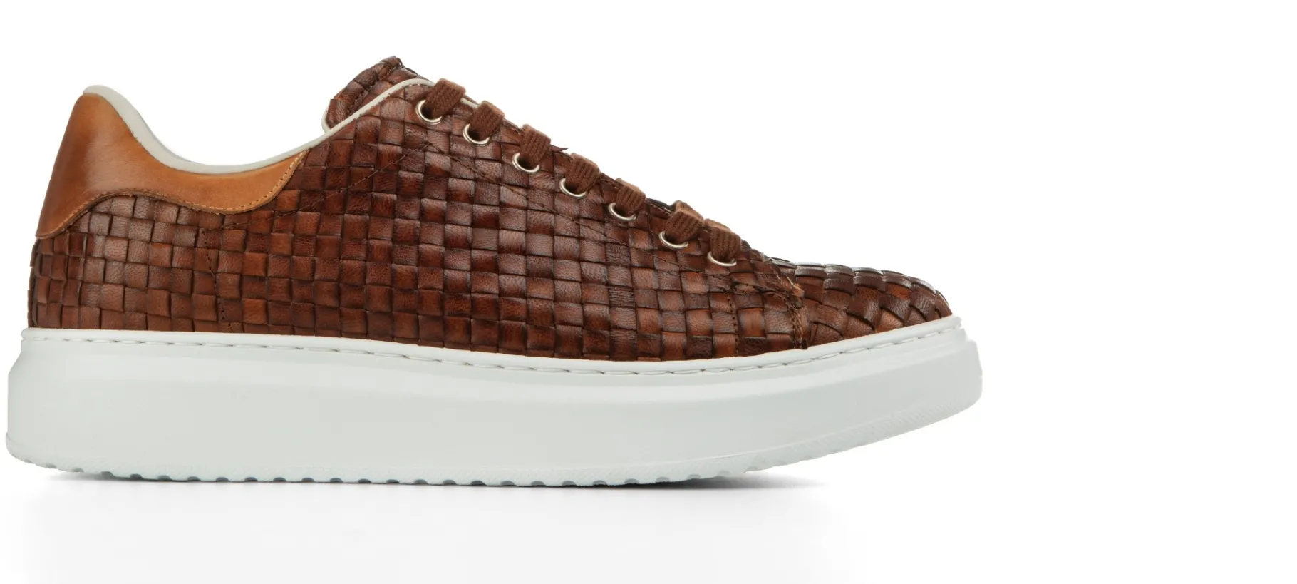 rumson__sneakers_da_uomo__1.webp Uomo GUIDOMAGGI Sneakers>Rumson - Sneakers da uomo con rialzo interno in Pelle con motivo Intrecciato da 6 a 8 cm