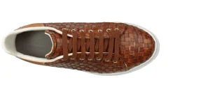 Uomo GUIDOMAGGI Sneakers>Rumson - Sneakers da uomo con rialzo interno in Pelle con motivo Intrecciato da 6 a 8 cm