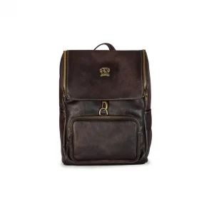 GUIDOMAGGI Pratesi Bags>Running Man - Zainetto Pratesi in Pelle Light Brown Design