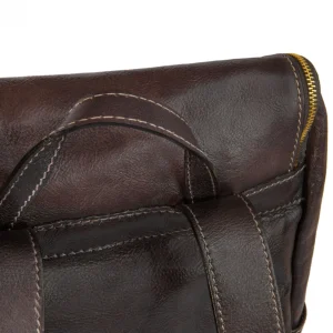 GUIDOMAGGI Pratesi Bags>Running Man - Zainetto Pratesi in Pelle Light Brown Design
