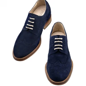 Uomo GUIDOMAGGI Stringate>Saint Tropez - Classiche  scarpe uomo con tacco in Pelle Scamosciato fino a 8 cm più alto