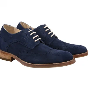 Uomo GUIDOMAGGI Stringate>Saint Tropez - Classiche scarpe uomo con tacco in Pelle Scamosciato fino a 8 cm più alto
