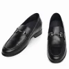 Uomo GUIDOMAGGI Nappine E Ornamenti>Saint-Étienne - Mocassini scarpe con rialzo in Pelle Pieno Fiore da 6 a 8 cm più alto