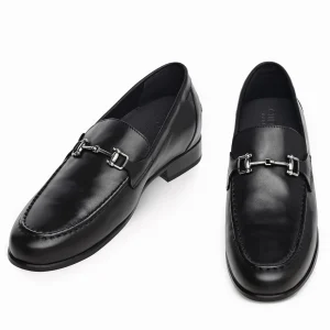 Uomo GUIDOMAGGI Nappine E Ornamenti>Saint-Étienne - Mocassini scarpe con rialzo in Pelle Pieno Fiore da 6 a 8 cm più alto