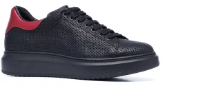 Uomo GUIDOMAGGI Sneakers>Salento - Sneakers con rialzo in Pelle Pieno Fiore da 6 a 8 cm più alto