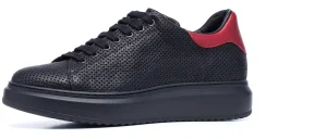 Uomo GUIDOMAGGI Sneakers>Salento - Sneakers con rialzo in Pelle Pieno Fiore da 6 a 8 cm più alto