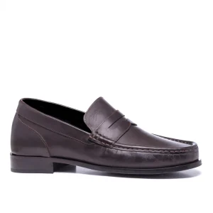 Uomo GUIDOMAGGI Cordovan | Penny Loafers>Samarcanda - Mocassini scarpe rialzanti in Pelle Cordovan da 6 a 8 cm più alto