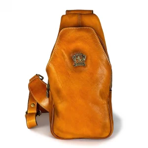 GUIDOMAGGI Pratesi Bags>San Quirico d'Orcia - Borsone da viaggio Sporty Chic in Pelle