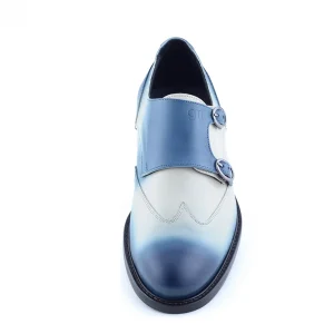 Uomo GUIDOMAGGI Fibbie>Sanremo - Classiche  scarpe uomo con rialzo  in Pelle Pieno Fiore Fino a 8 cm più alto