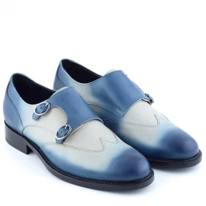 Uomo GUIDOMAGGI Fibbie>Sanremo - Classiche  scarpe uomo con rialzo  in Pelle Pieno Fiore Fino a 8 cm più alto