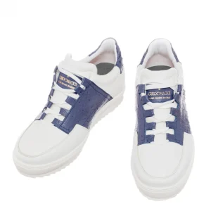Uomo GUIDOMAGGI Scarpe In Pelle Esotica | Sneakers>Santorini - Sneakers Esotiche casual con rialzo interno in Mix Pelle da 6 a 8 cm più alto