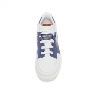 Uomo GUIDOMAGGI Scarpe In Pelle Esotica | Sneakers>Santorini - Sneakers Esotiche casual con rialzo interno in Mix Pelle da 6 a 8 cm più alto