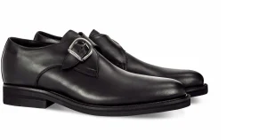Uomo GUIDOMAGGI Fibbie>Santos - Classiche scarpe con rialzo in Pelle Pieno Fiore da 6 a 8 cm più alto