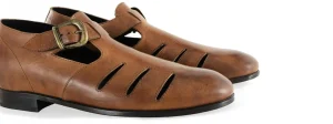 Uomo GUIDOMAGGI Sandali>Scilla -sandalo con rialzo in Pelle fino a 6 cm più alto