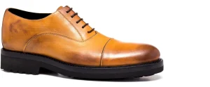Uomo GUIDOMAGGI Stringate>Scotland - Classiche  scarpe uomo con rialzo  in Pelle/Tessuto Fino a 8 cm più alto