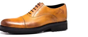 Uomo GUIDOMAGGI Stringate>Scotland - Classiche  scarpe uomo con rialzo  in Pelle/Tessuto Fino a 8 cm più alto