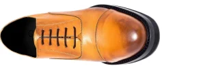 Uomo GUIDOMAGGI Stringate>Scotland - Classiche  scarpe uomo con rialzo  in Pelle/Tessuto Fino a 8 cm più alto