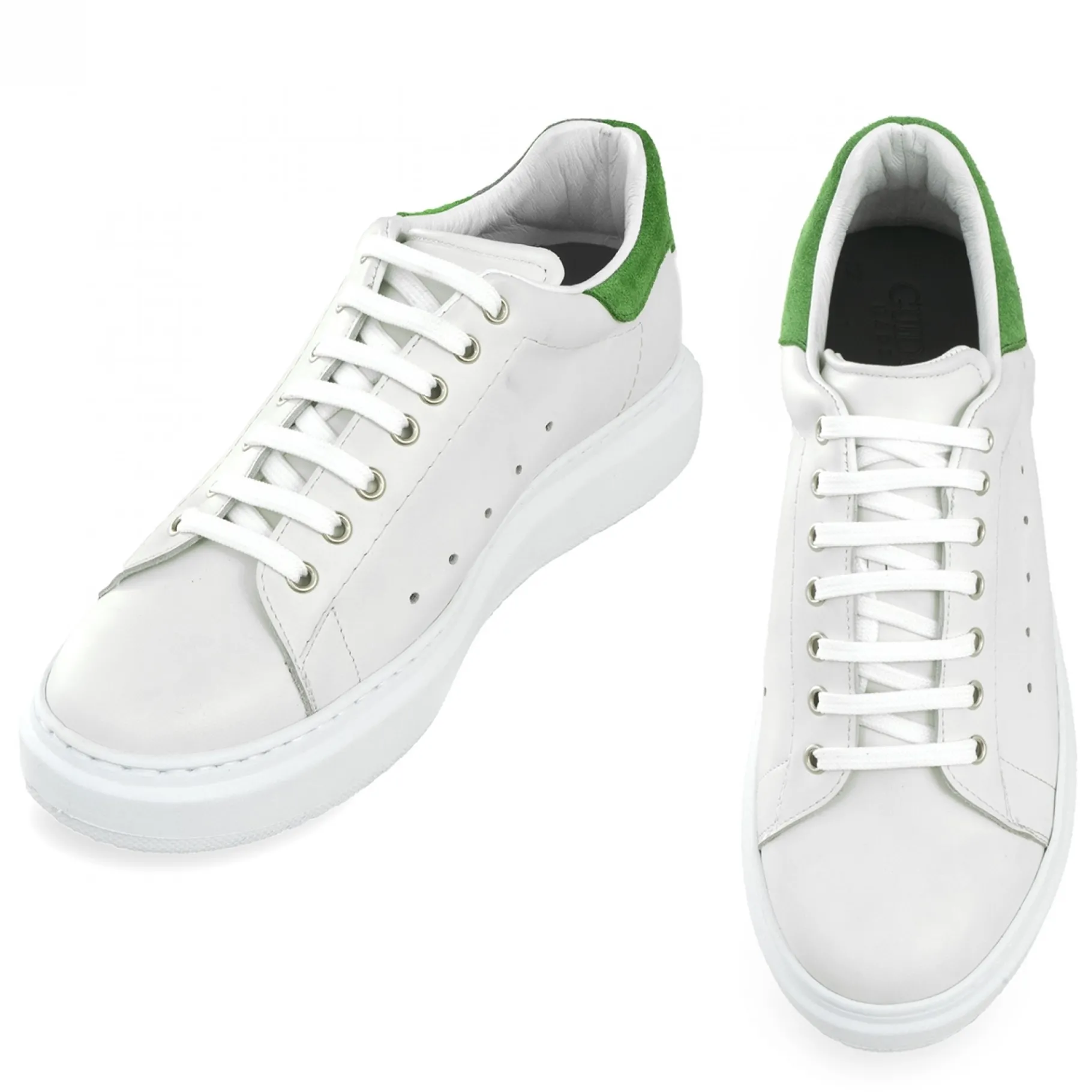 shamrock__sneakers_con_ri_5.webp Uomo GUIDOMAGGI Sneakers>Shamrock - sneakers con rialzo in Pelle Da 6 a 8 cm più alto