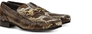 Uomo GUIDOMAGGI Scarpe In Pelle Esotica | Nappine E Ornamenti>Shandon - mocassini rialzo interno da uomo in pelle fino a 6 cm più alto
