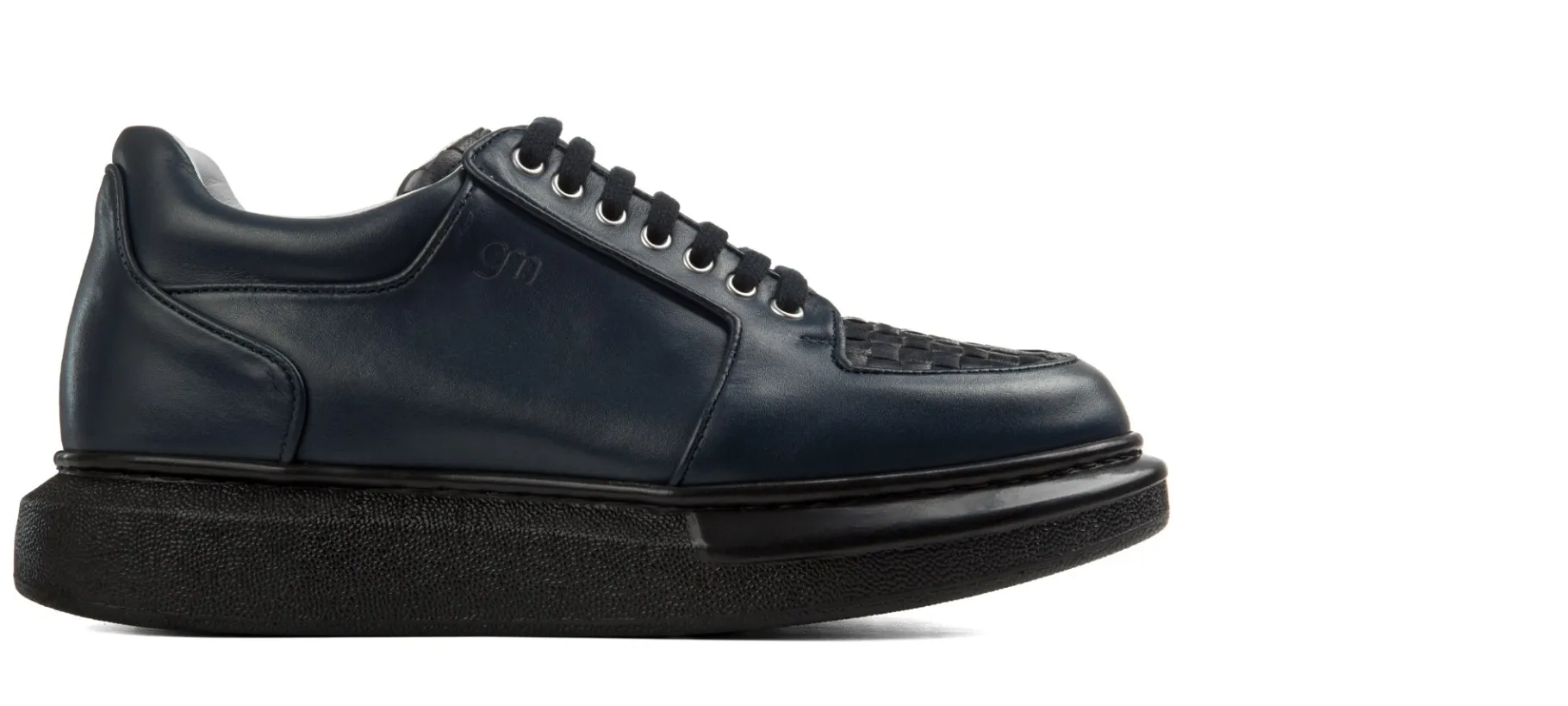 shark_bay__sneakers_con_r_1.webp Uomo GUIDOMAGGI Sneakers>Shark Bay - Sneakers con rialzo interno da uomo in Mix Pelle da 6 a 8 cm più alto