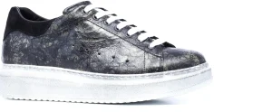Uomo GUIDOMAGGI Sneakers>Shenzhen - Sneakers con rialzo in Pelle Pieno Fiore da 6 a 8 cm più alto