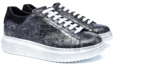 Uomo GUIDOMAGGI Sneakers>Shenzhen - Sneakers con rialzo in Pelle Pieno Fiore da 6 a 8 cm più alto