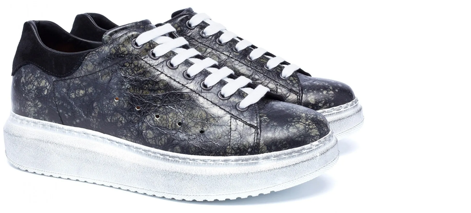 shenzhen__sneakers_con_ri_1.webp Uomo GUIDOMAGGI Sneakers>Shenzhen - Sneakers con rialzo in Pelle Pieno Fiore da 6 a 8 cm più alto